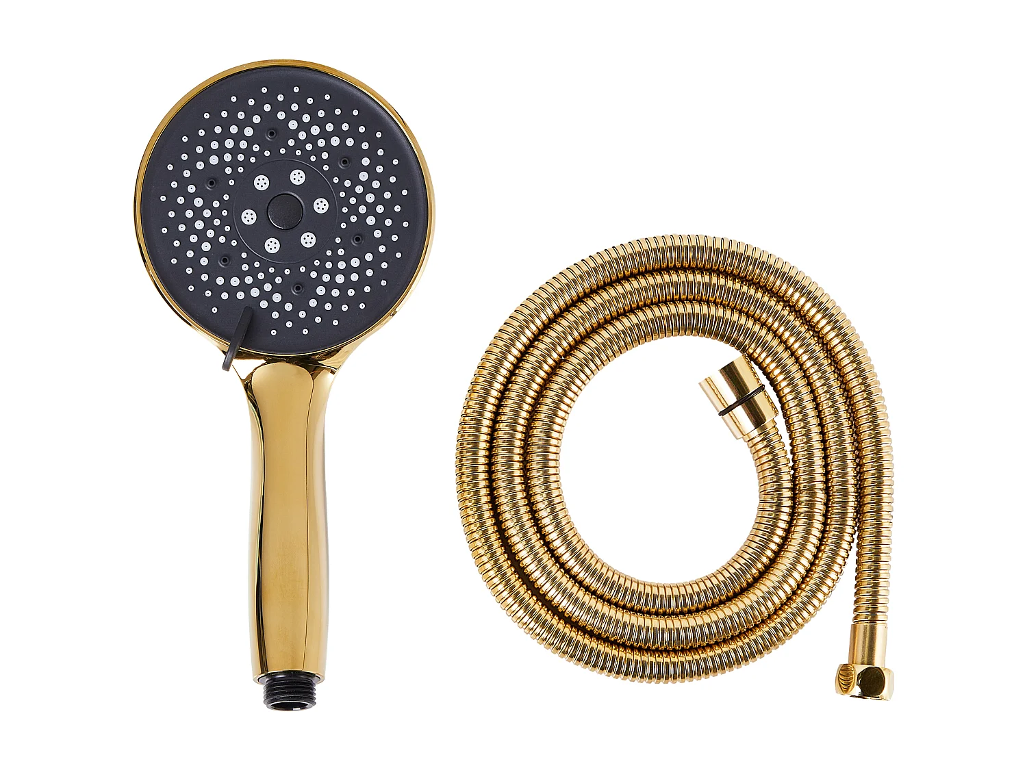 Kit de pommeau de douche avec tuyau flexible ICHMA 5 modes Doré
