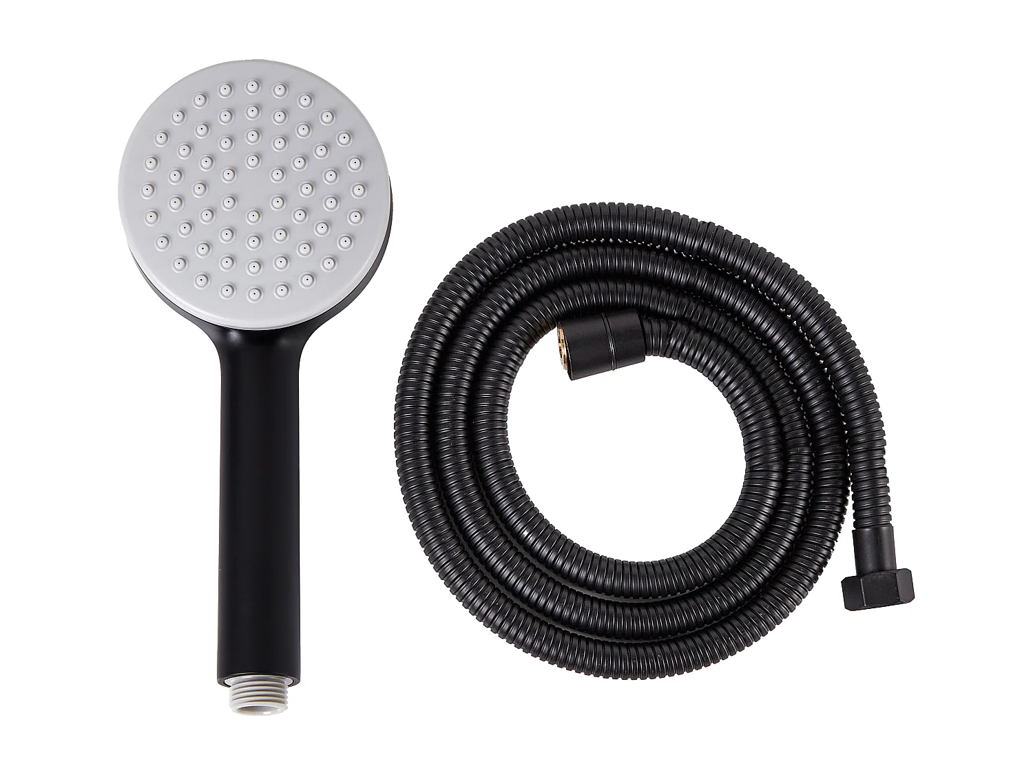 Kit de pommeau de douche avec tuyau flexible AYPATE Noir