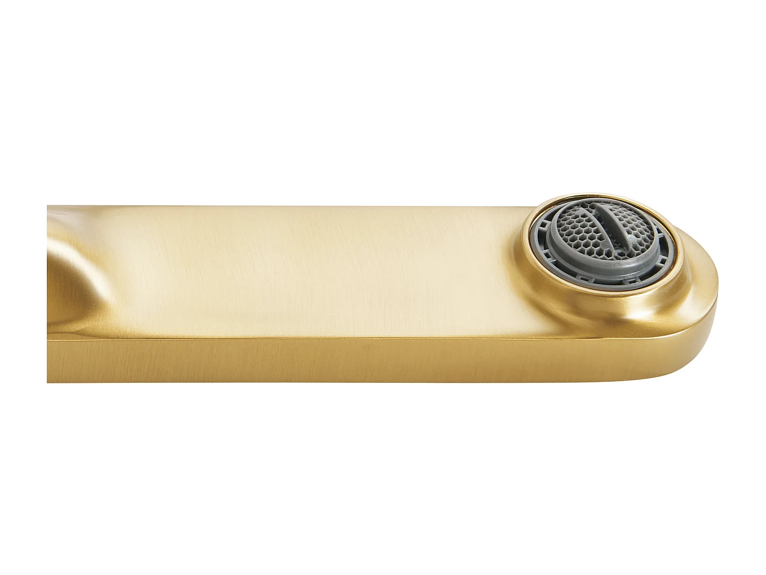 Robinet de lavabo mural CHUNGARA Laiton Doré