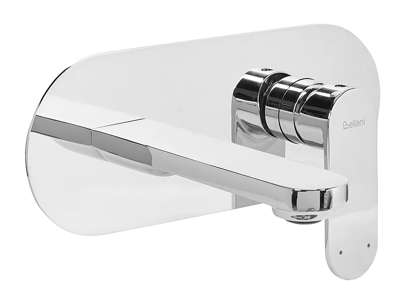 Robinet de lavabo mural CHAPALA Laiton Argenté