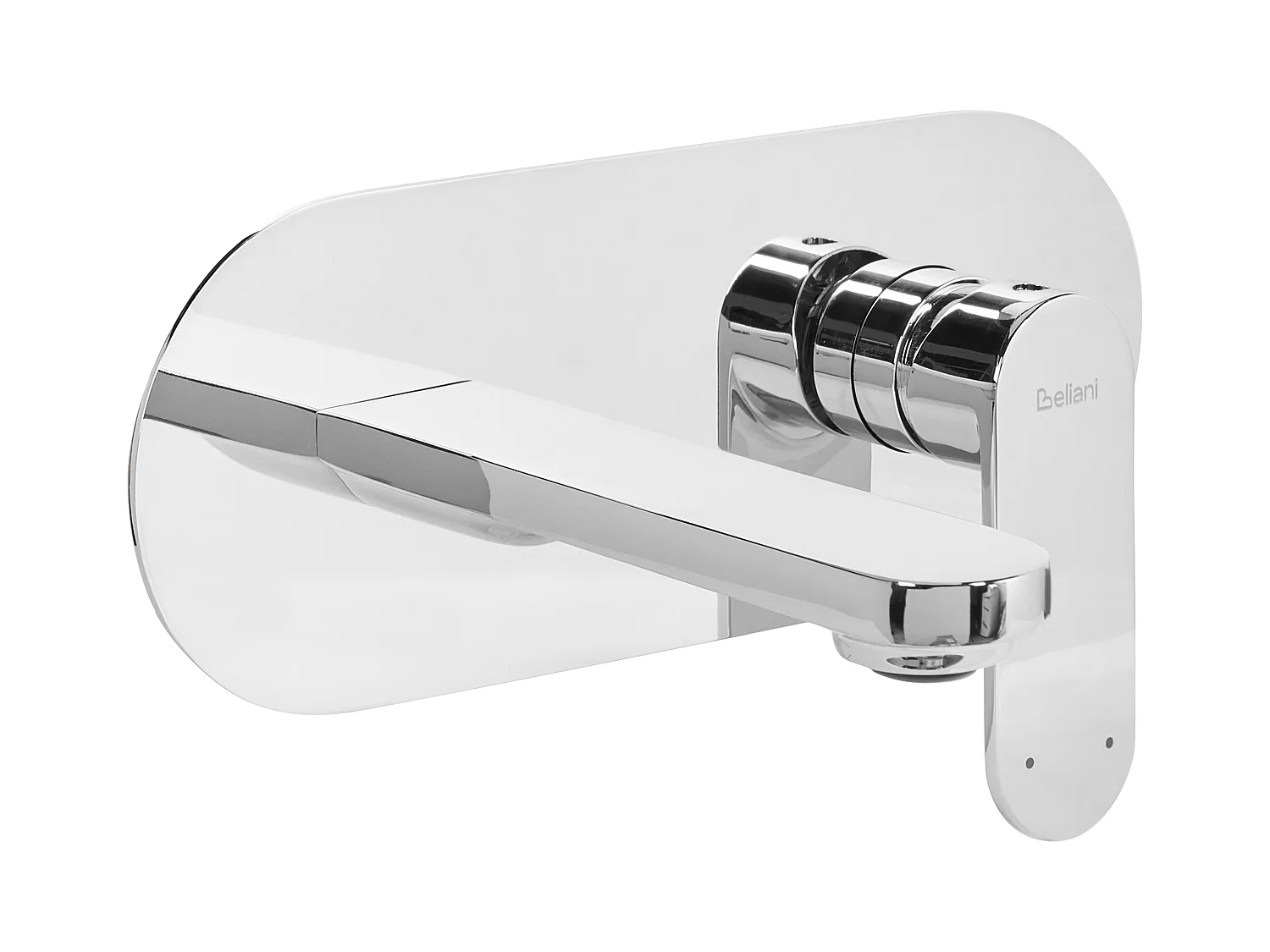 Robinet de lavabo mural CHAPALA Laiton Argenté