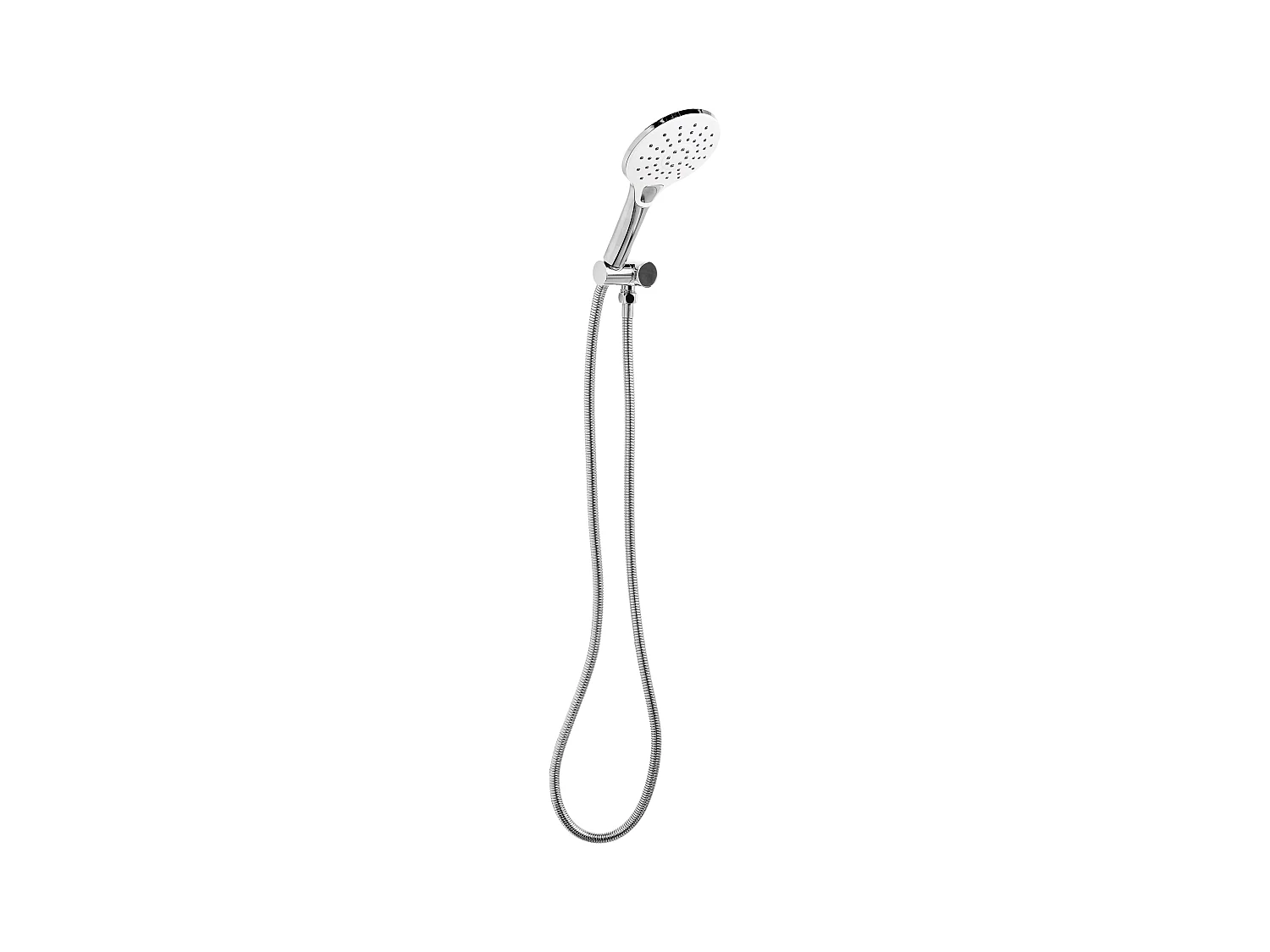 Kit de pommeau de douche avec tuyau flexible IQUIRA 4 modes Argenté