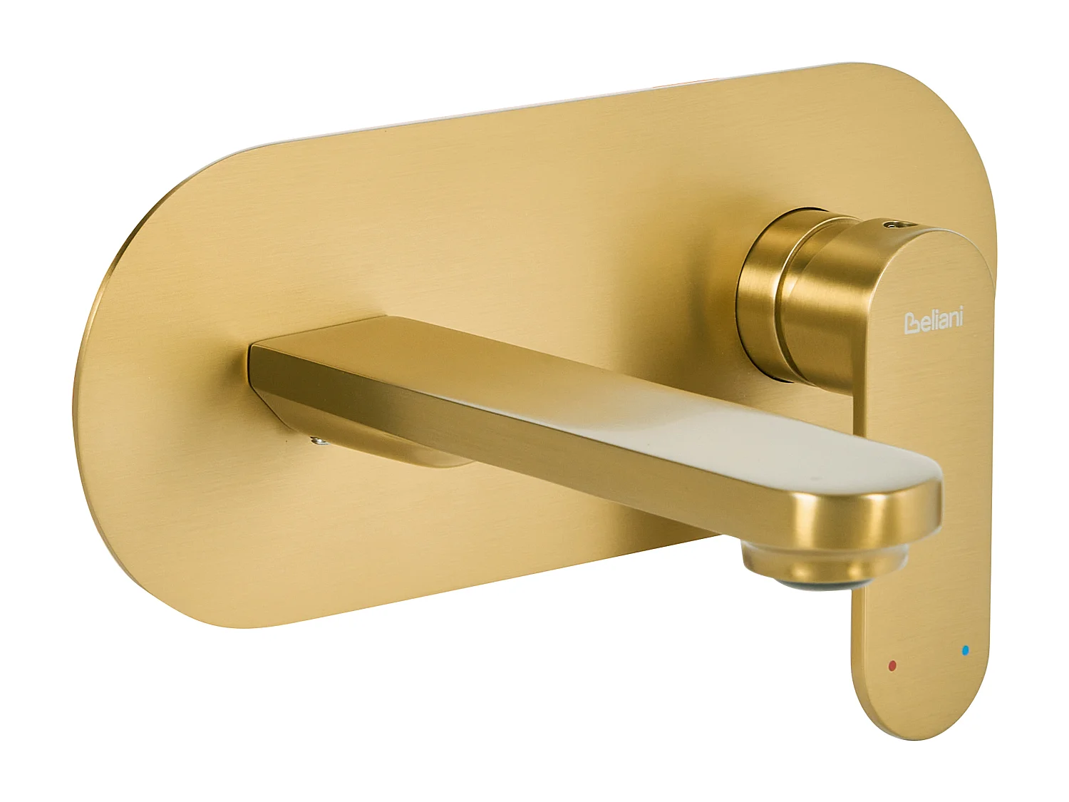 Robinet de lavabo mural CHAPALA Laiton Doré