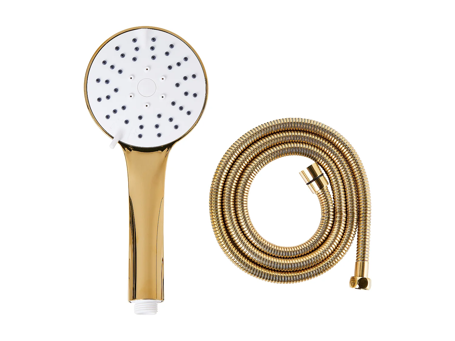 Kit de pommeau de douche avec tuyau flexible CHURUN 4 modes Doré