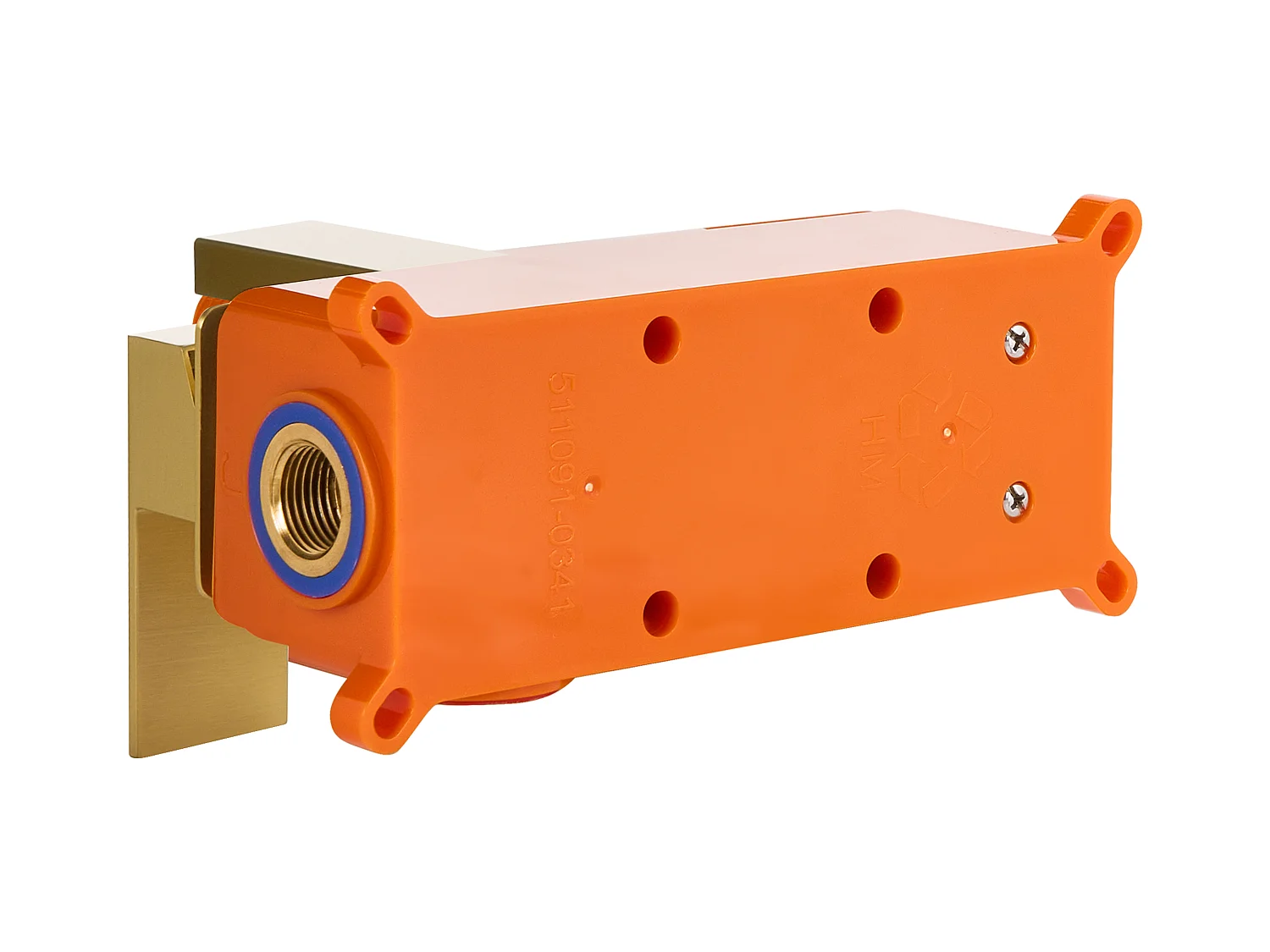 Robinet de lavabo mural ANTOFAGASTA Laiton Doré