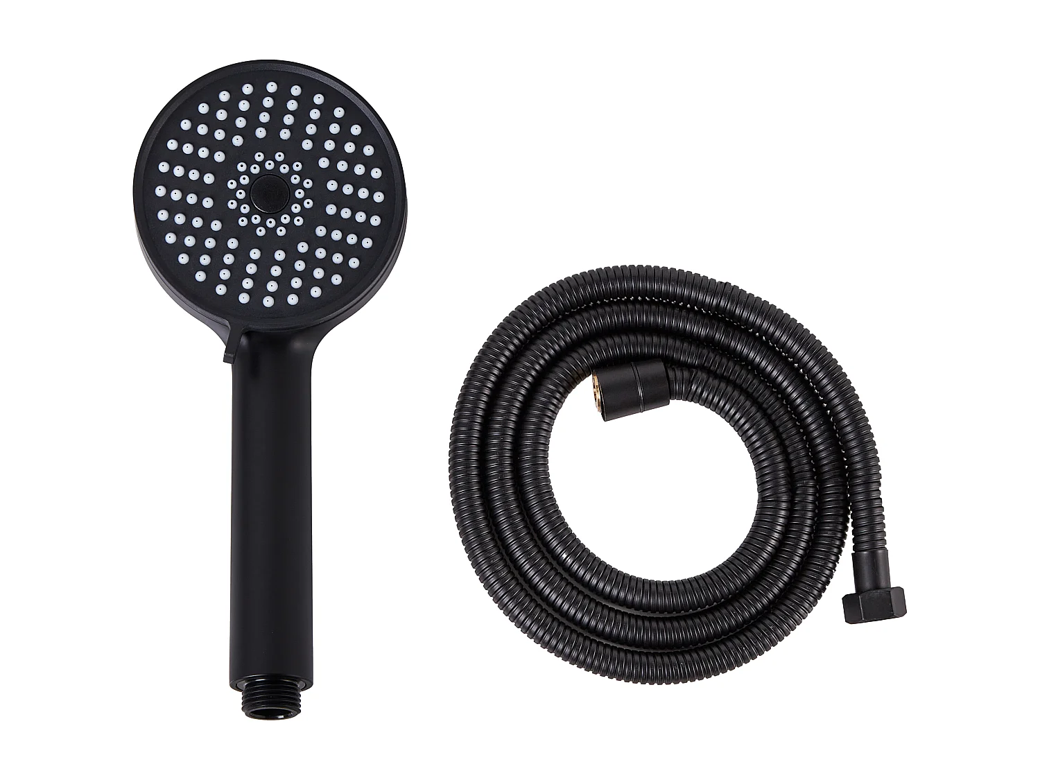 Kit de pommeau de douche avec tuyau flexible SURIPA 3 modes Noir