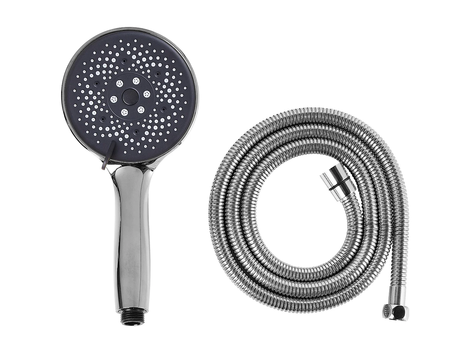 Kit de pommeau de douche avec tuyau flexible ICHMA 5 modes Argenté