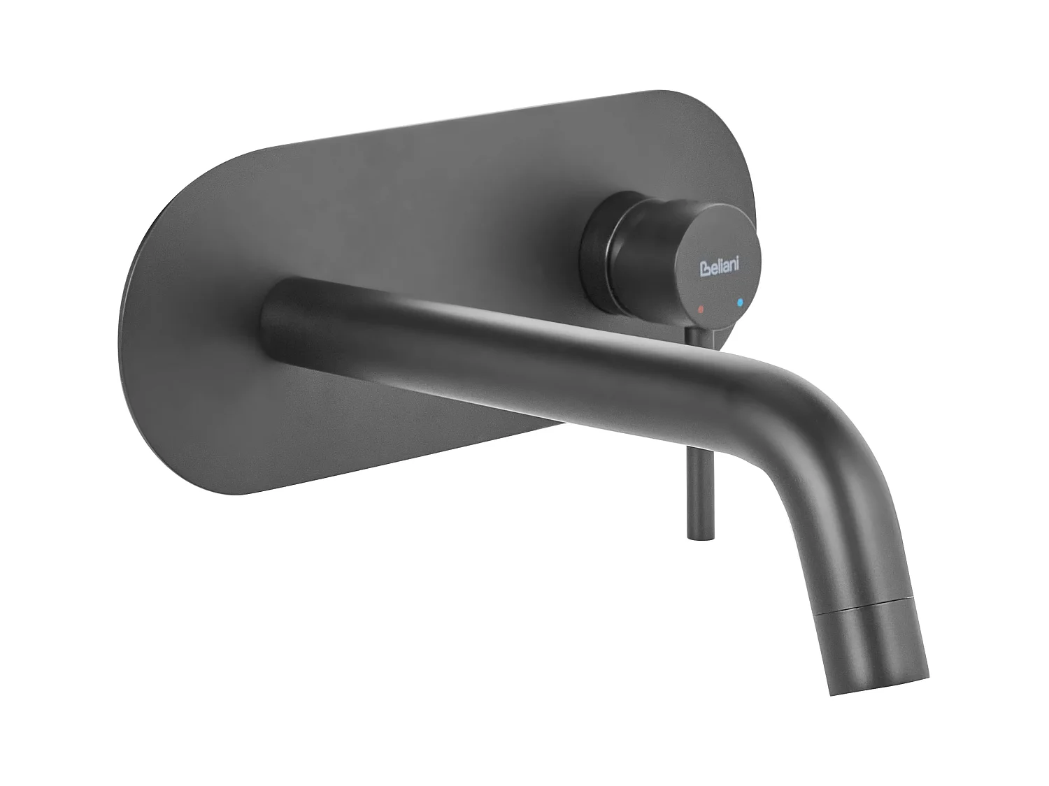 Robinet de lavabo mural GUAIBA Laiton Noir