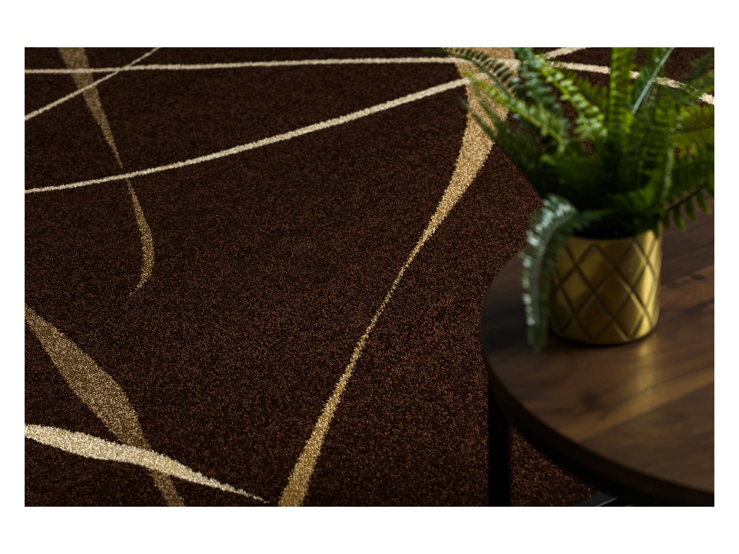 Teppich KARMEL CHOCO braun 240x330 cm