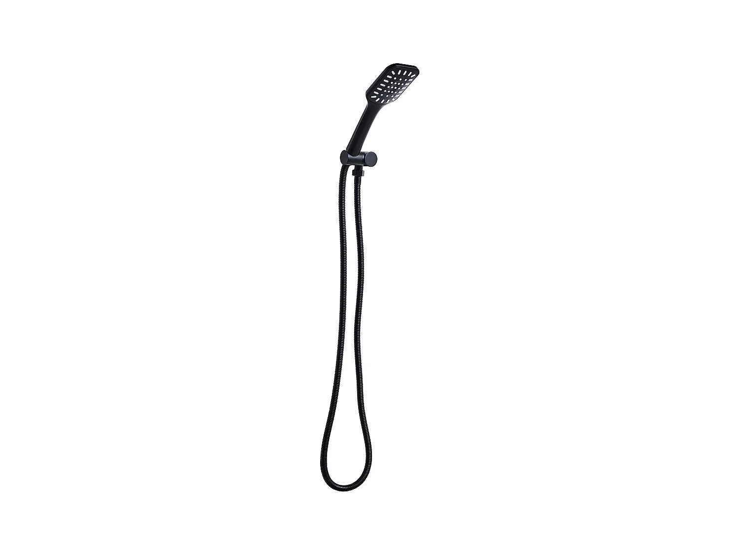 Kit de pommeau de douche avec tuyau flexible AMAJA Noir