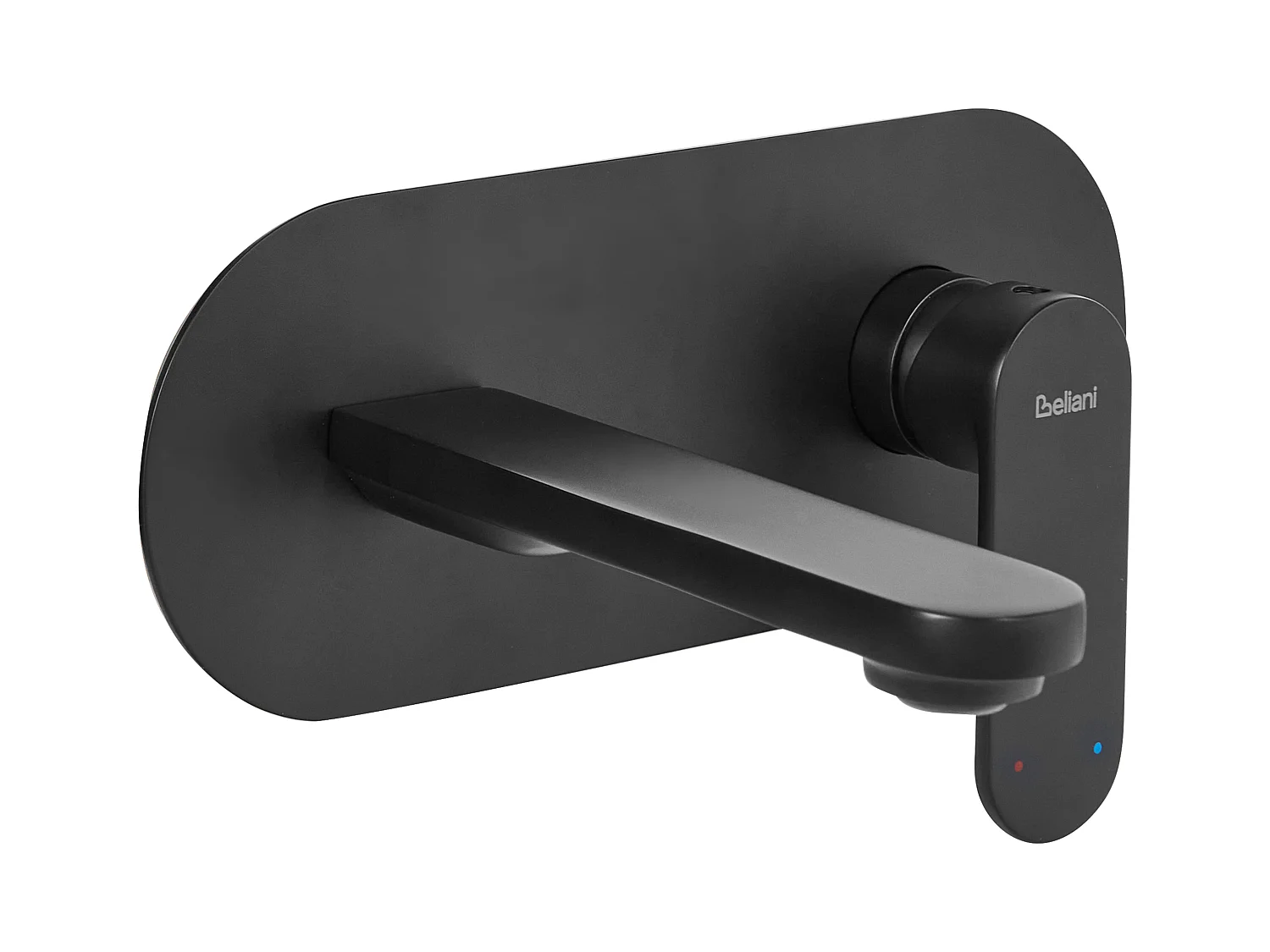 Robinet de lavabo mural CHAPALA Laiton Noir