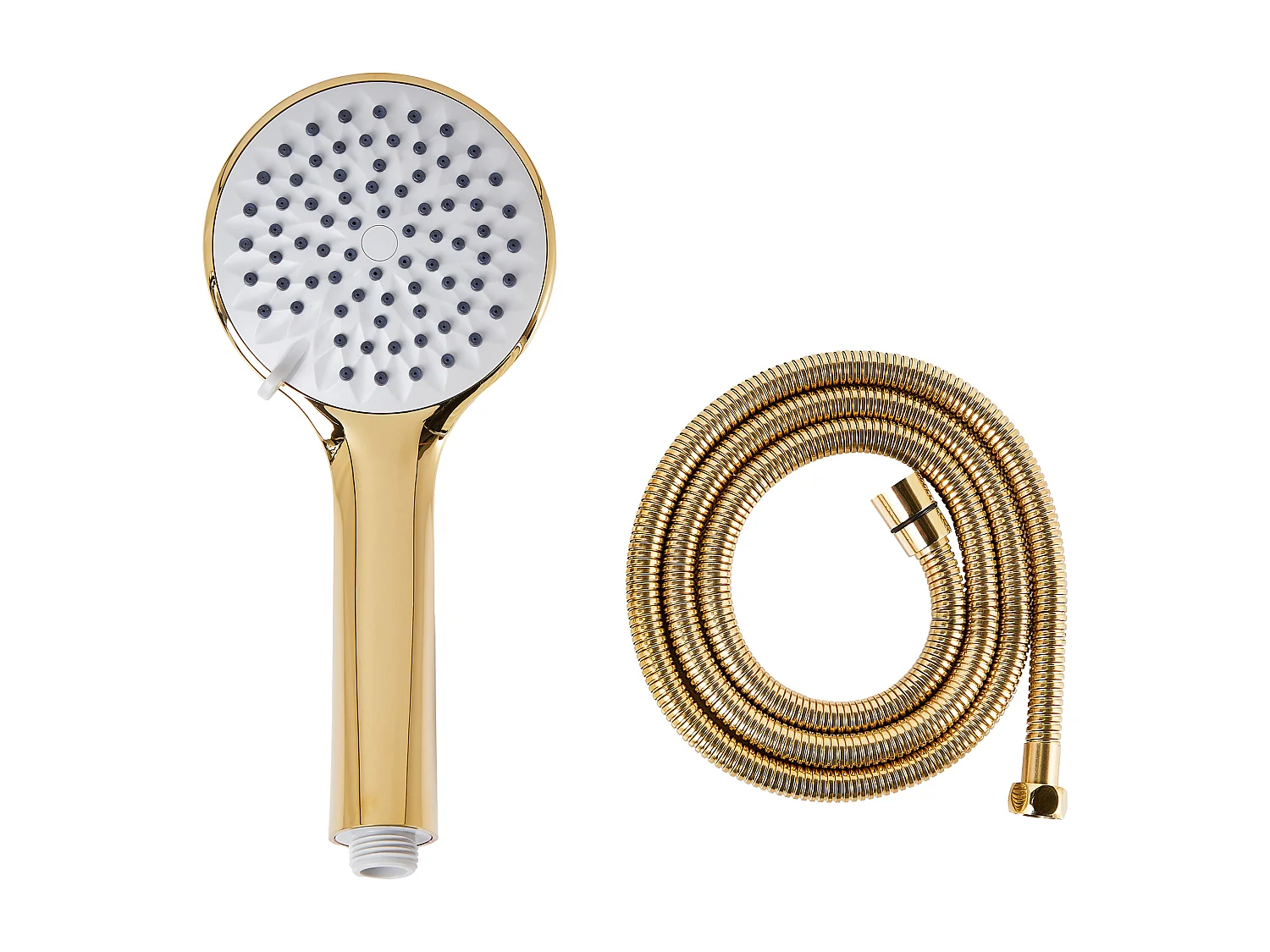 Kit de pommeau de douche avec tuyau flexible TARMA 4 modes Doré