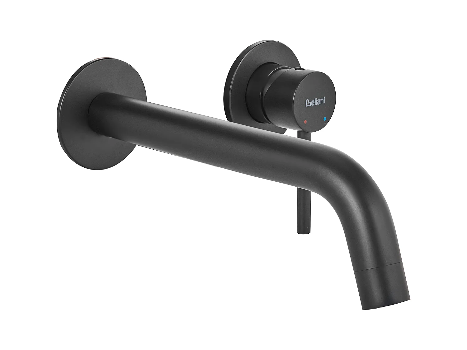 Robinet de lavabo mural TRAFUL Laiton Noir