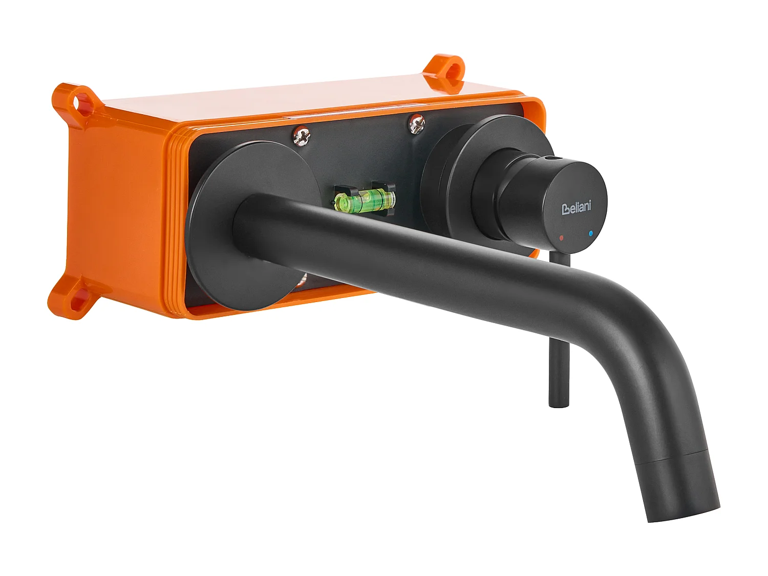 Robinet de lavabo mural TRAFUL Laiton Noir