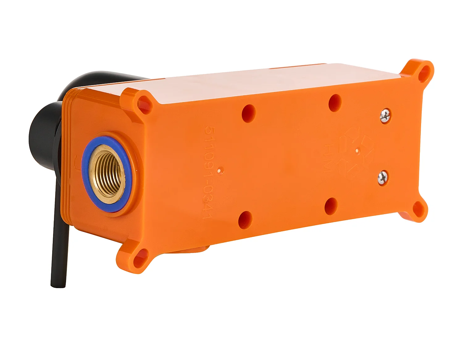 Robinet de lavabo mural TRAFUL Laiton Noir