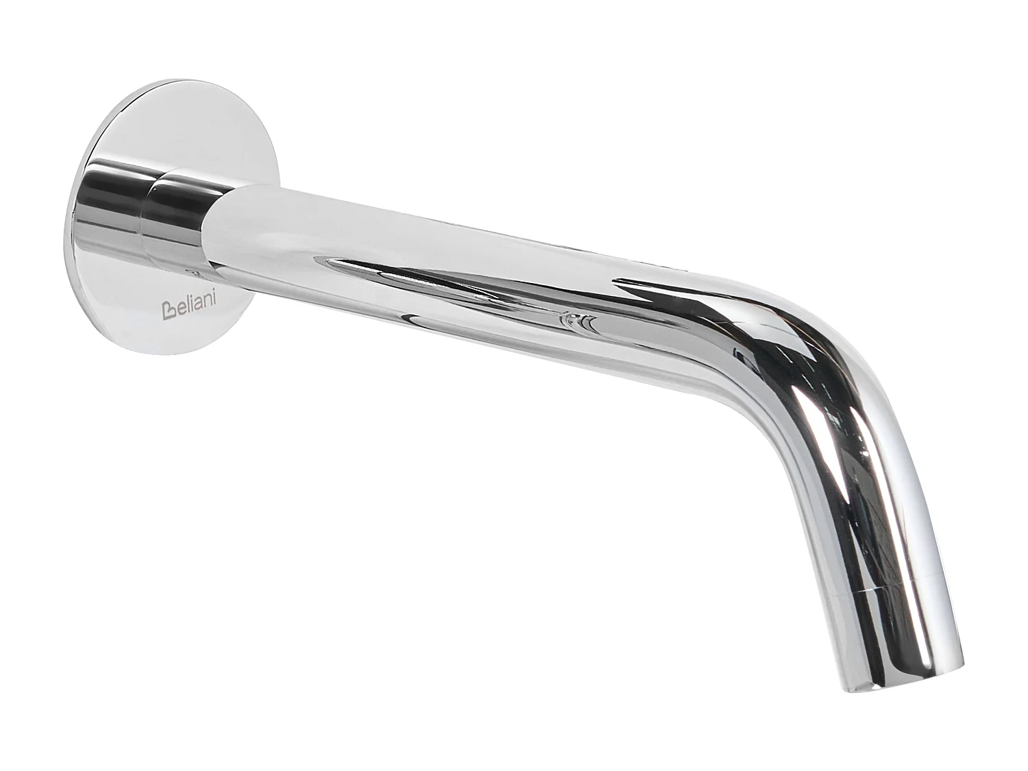 Robinet de lavabo mural ISHINCA Laiton Argenté