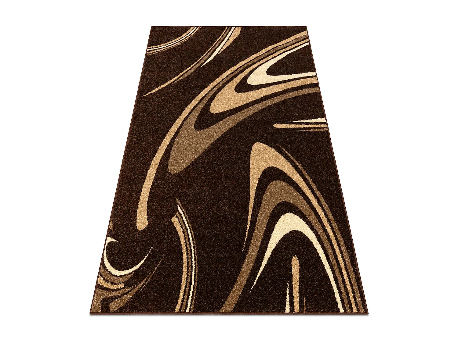 Tapis KARMEL CAFÉ marron 160x220 cm