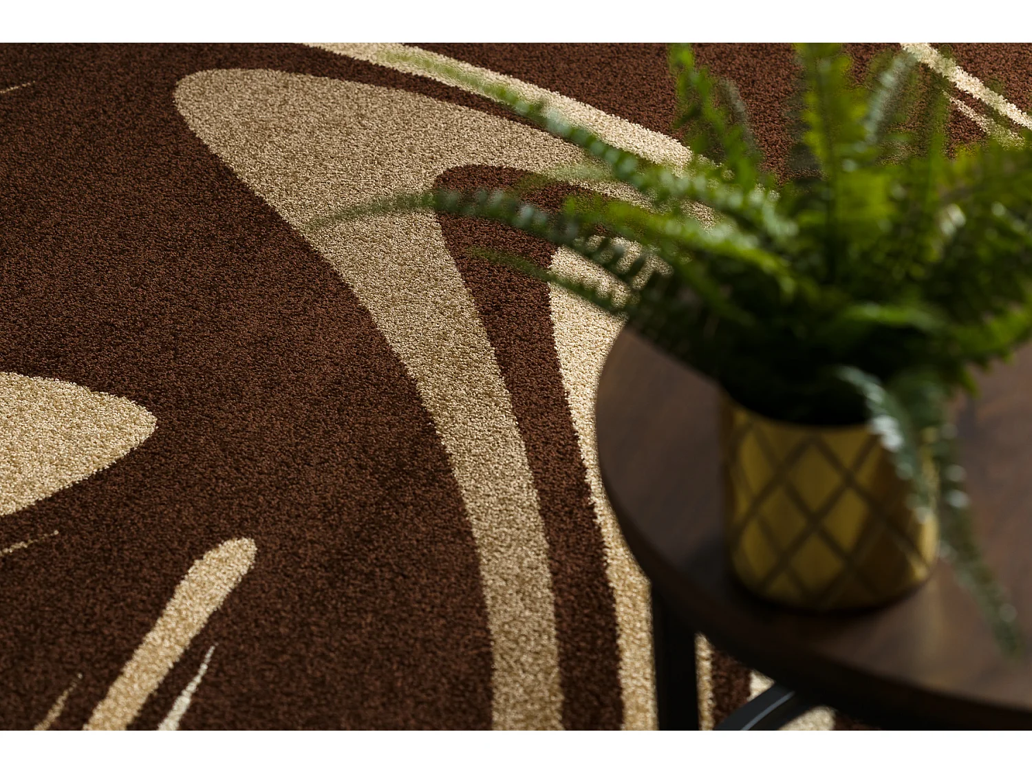 Tapijt KARMEL COFFEE bruin 200x300 cm