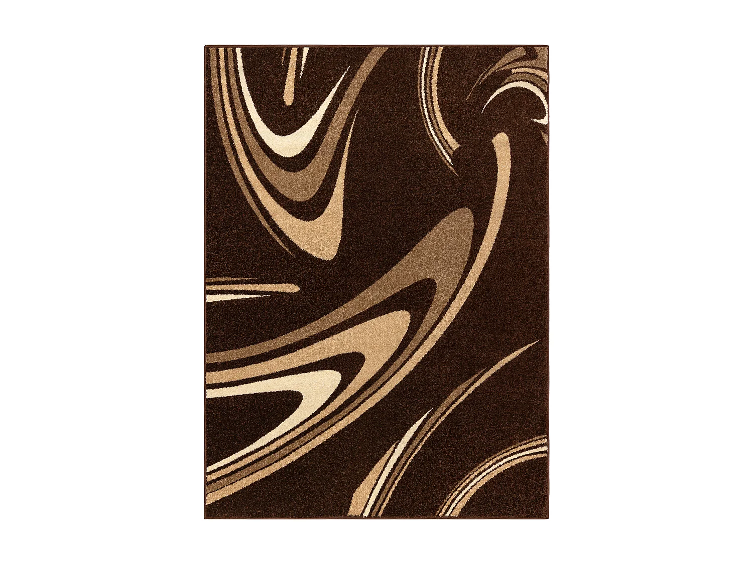 Tapis KARMEL CAFÉ marron 200x300 cm