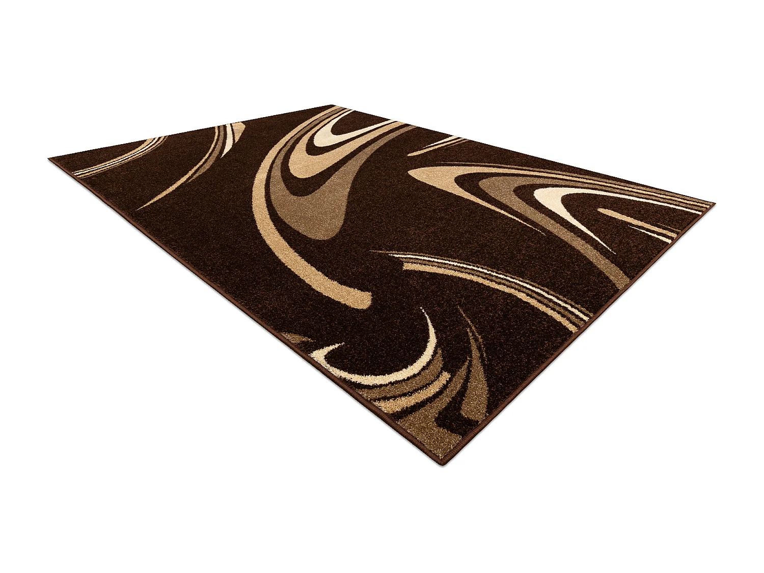 Tapis KARMEL CAFÉ marron 200x300 cm
