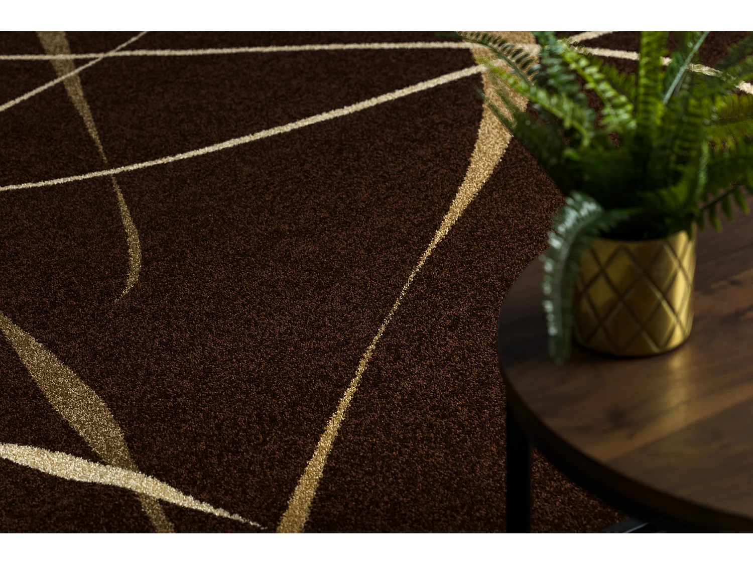 Tapete KARMEL CHOCO castanho 200x300 cm