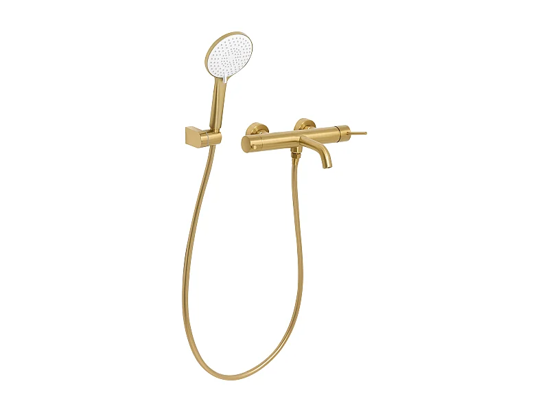 Robinet de douche mural MELIQUINA Doré