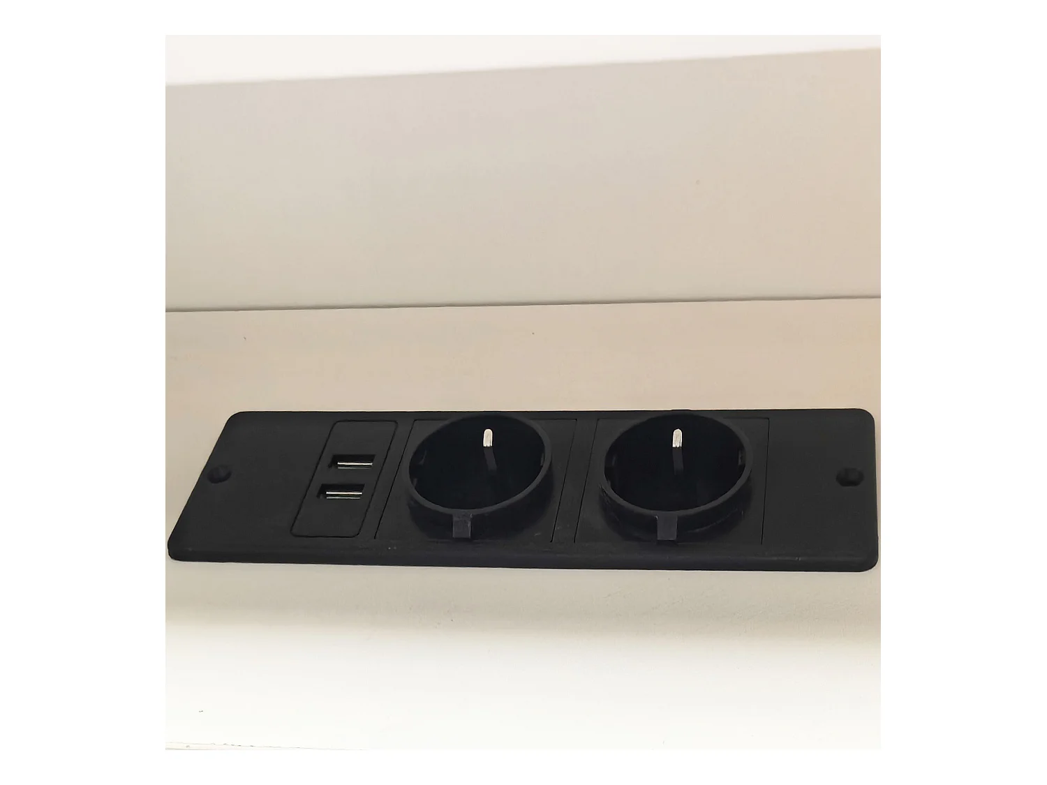 Kinder-Kombibett - 90 x 200 - mit Schreibtisch + Bücherregal + 2 Schubladen + LEDs - MDF - weiß