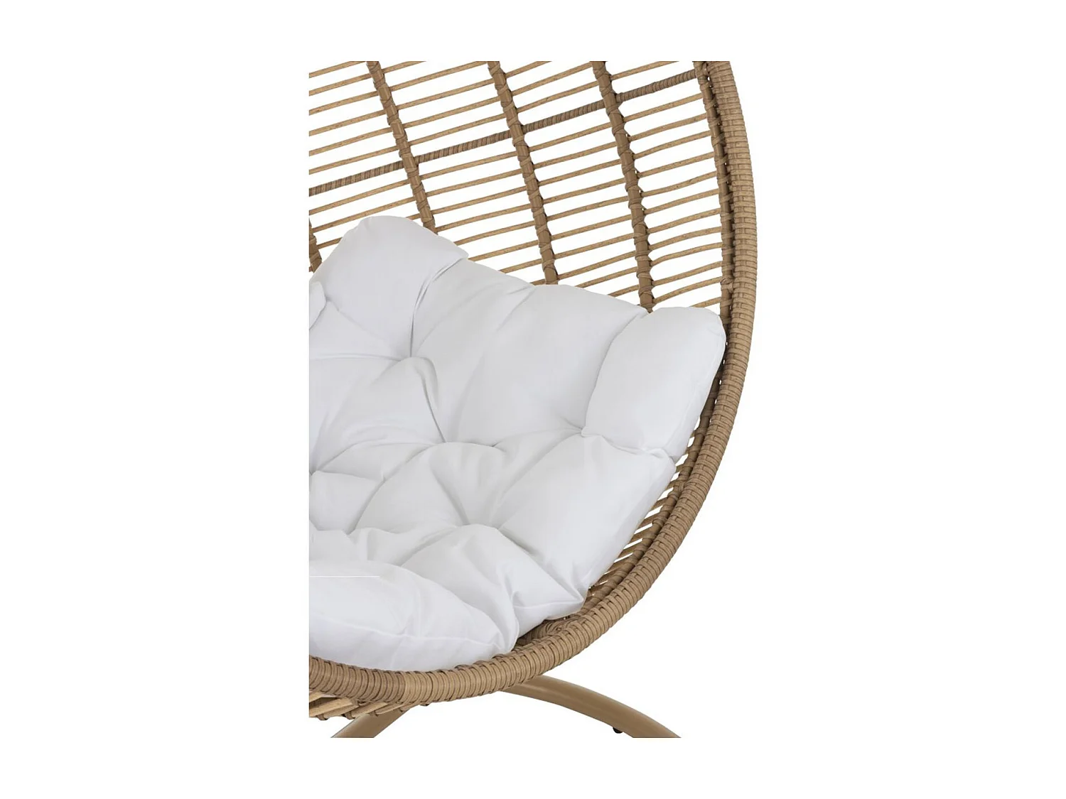 Fauteuil Suspendu Rond "Aciera" 193cm Naturel