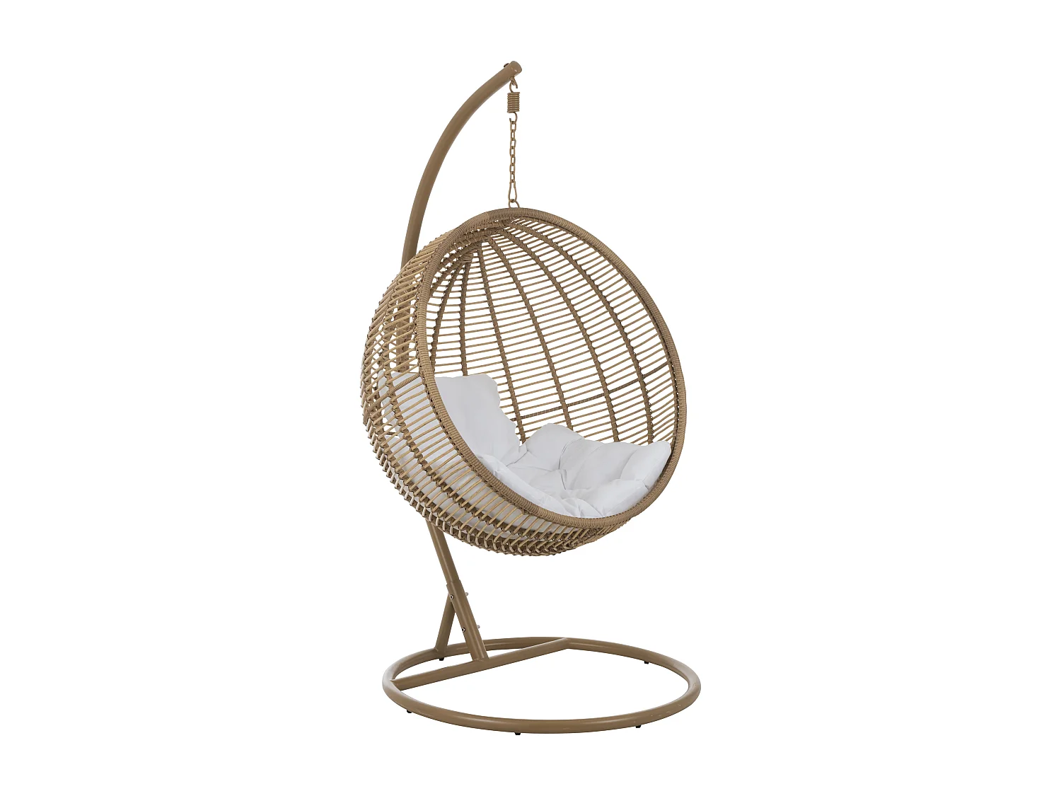 Fauteuil Suspendu Rond "Aciera" 193cm Naturel