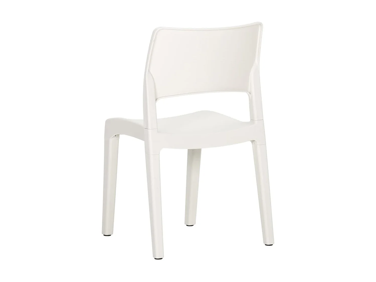 Chaises de jardin 2 pcs Blanc Polypropylène