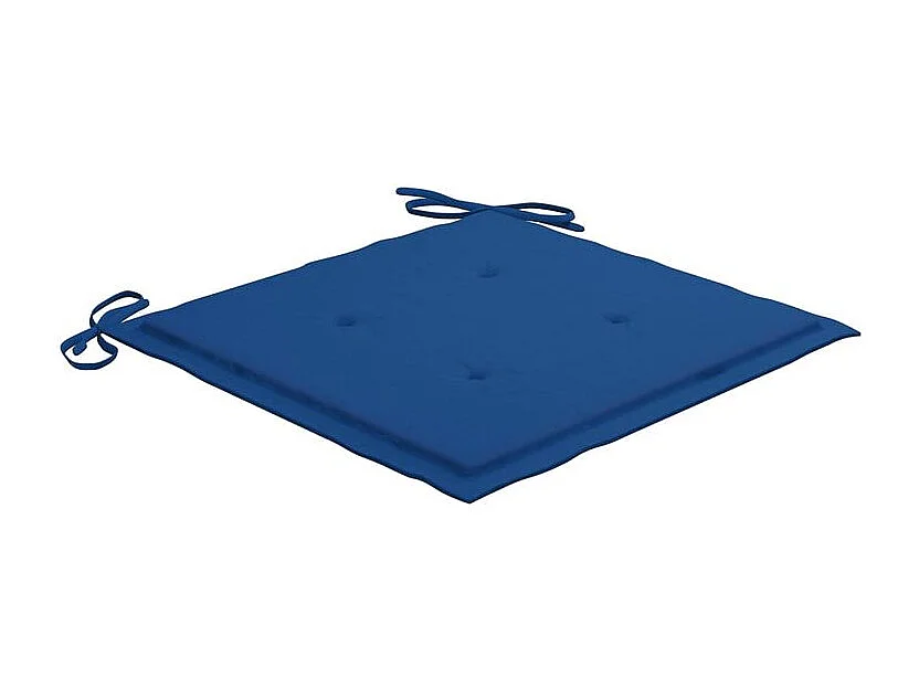 Chaises de jardin lot de 6 avec coussins Bois d'acacia solide