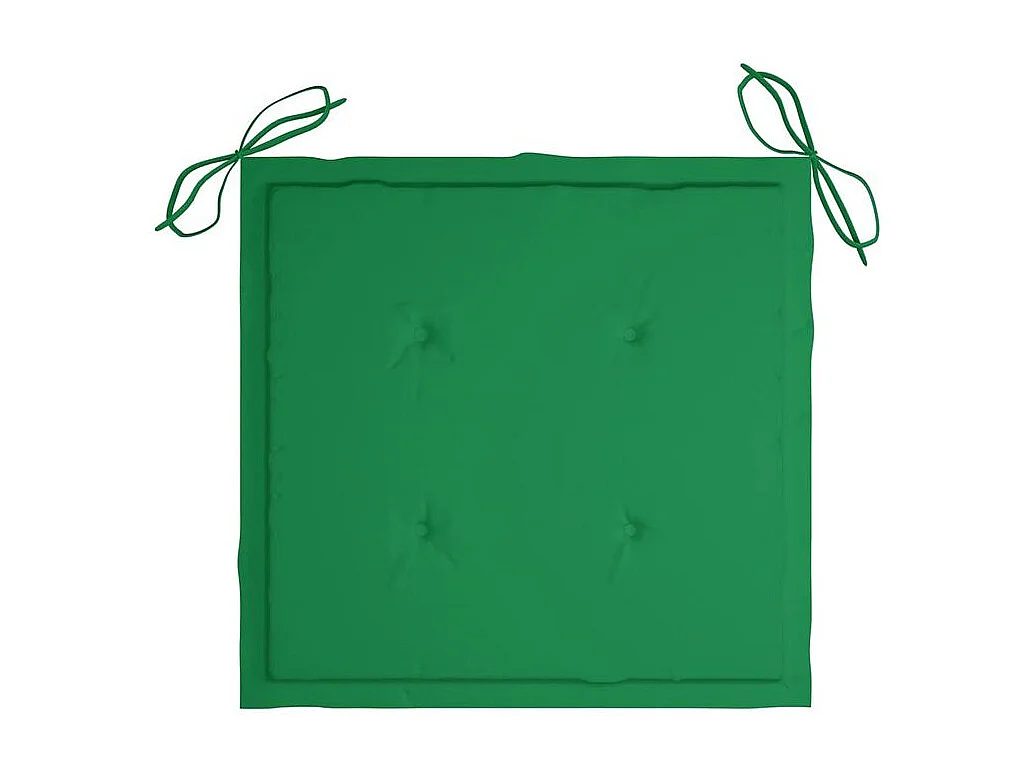 Chaises de jardin lot de 6 avec coussins Bois d'acacia solide