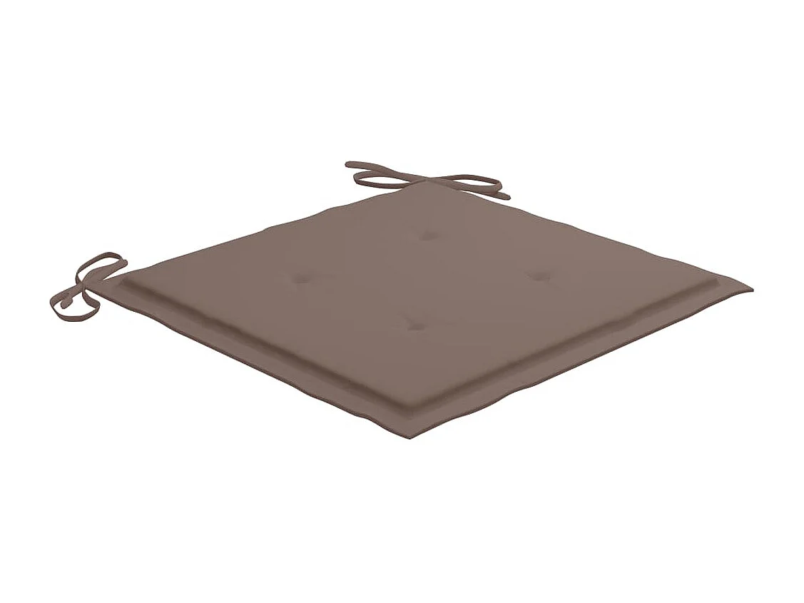 Chaises de jardin 6 pcs avec coussins Bois de teck massif 32