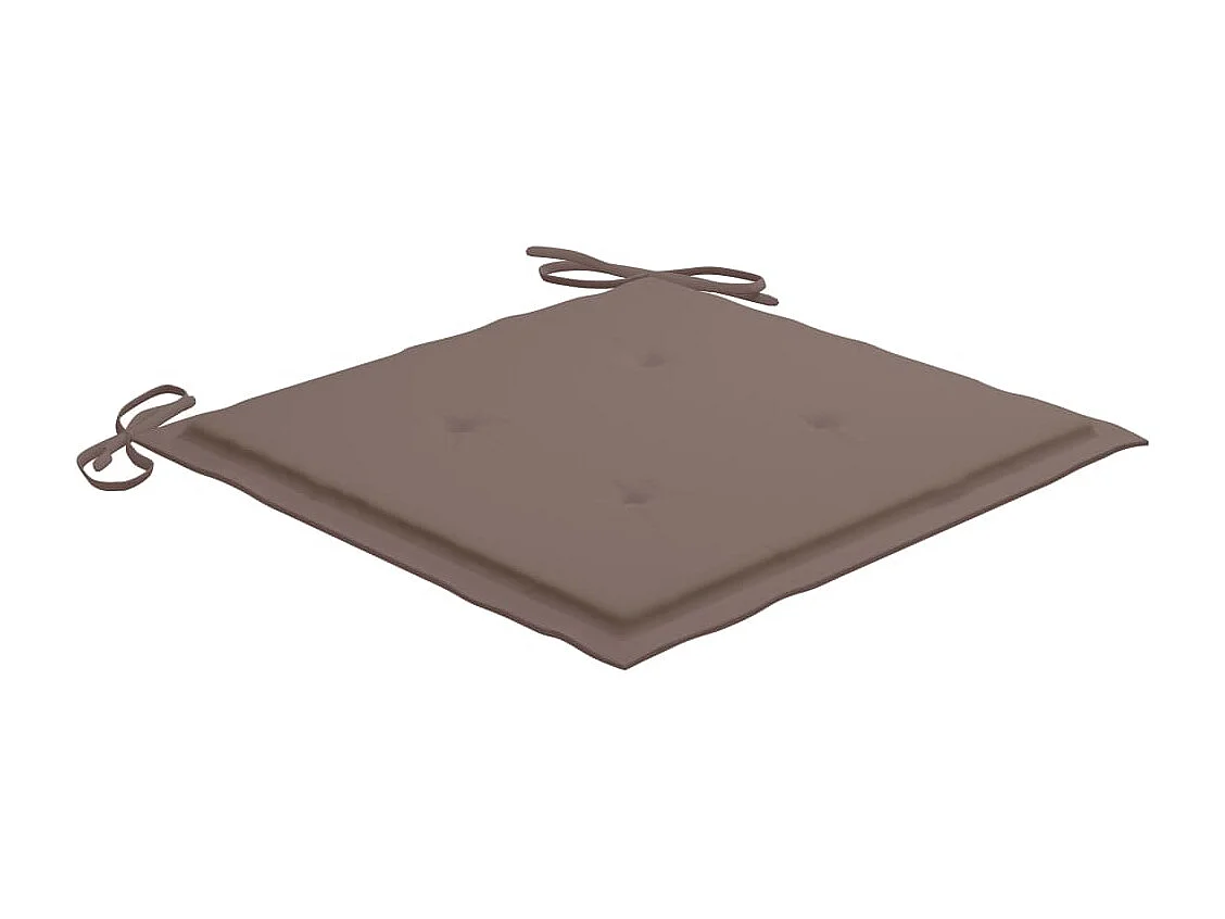 Chaises de jardin 4 pcs avec coussins Bois de teck massif 31