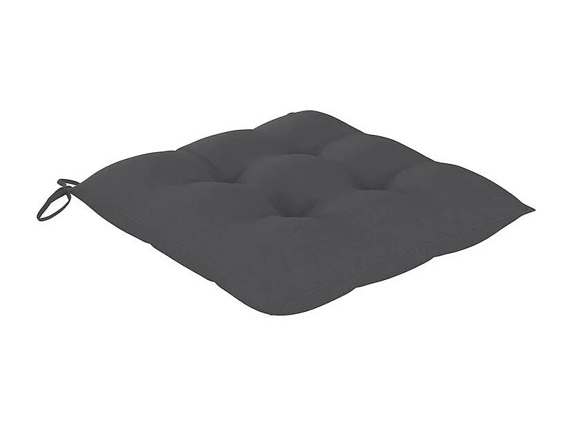 Chaises de jardin lot de 8 avec coussins Bois d'acacia solide