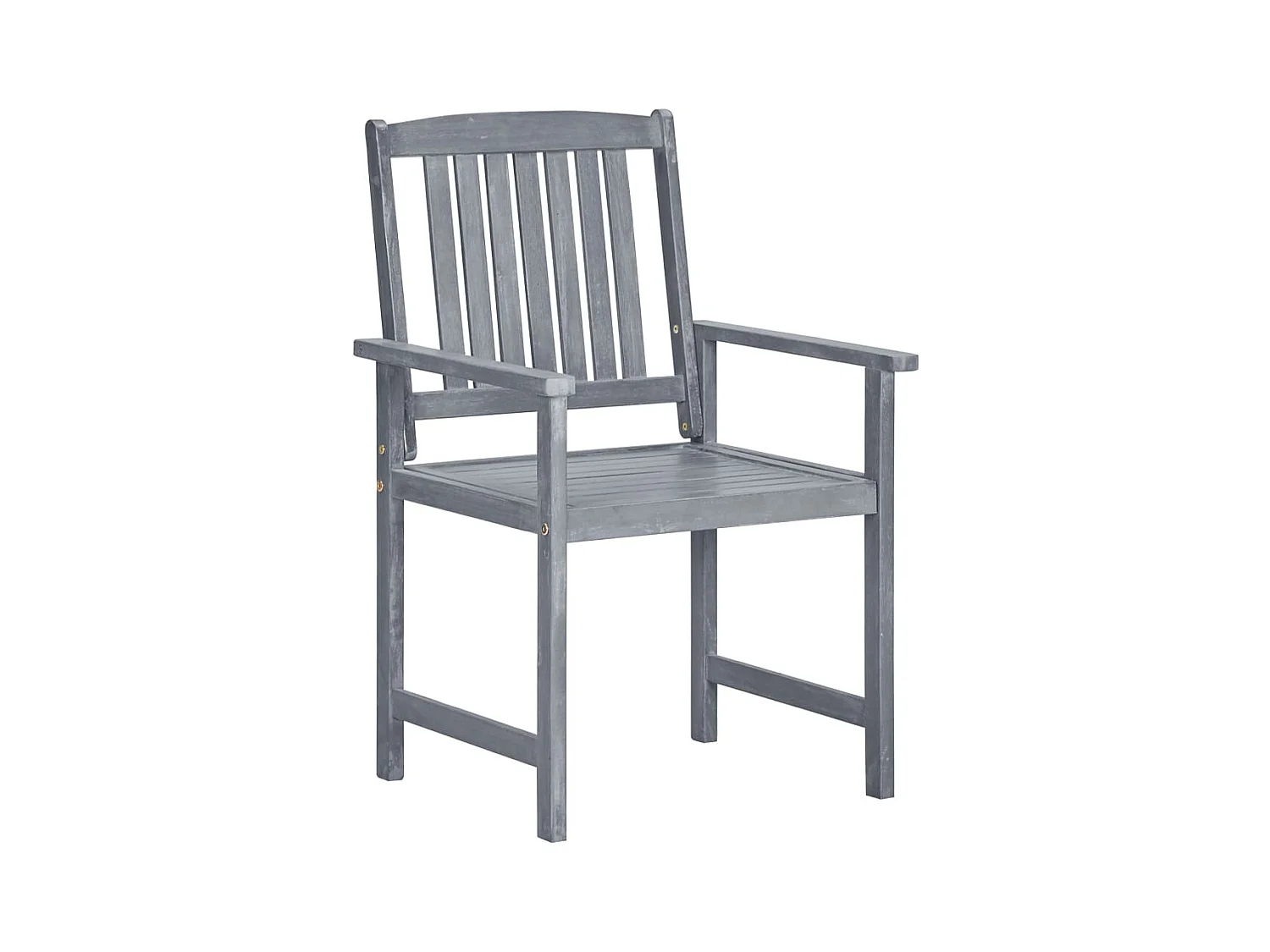 Chaises de metteur en scène avec coussins 4 pcs Gris Acacia 22