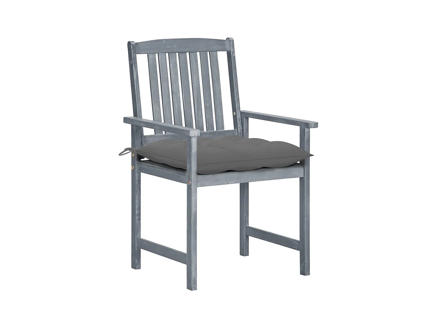 Chaises de metteur en scène avec coussins 4 pcs Gris Acacia 13