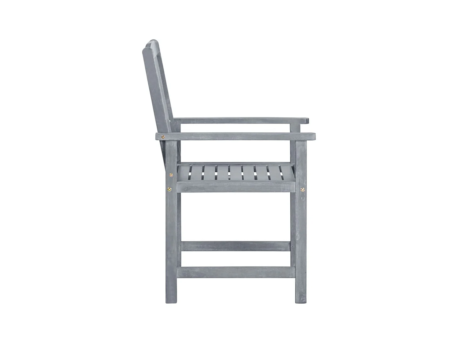 Chaises de metteur en scène avec coussins 4 pcs Gris Acacia 13