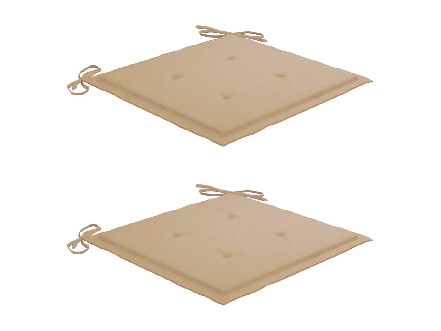 Chaises de jardin avec coussins 2 pcs Teck solide et acier 15