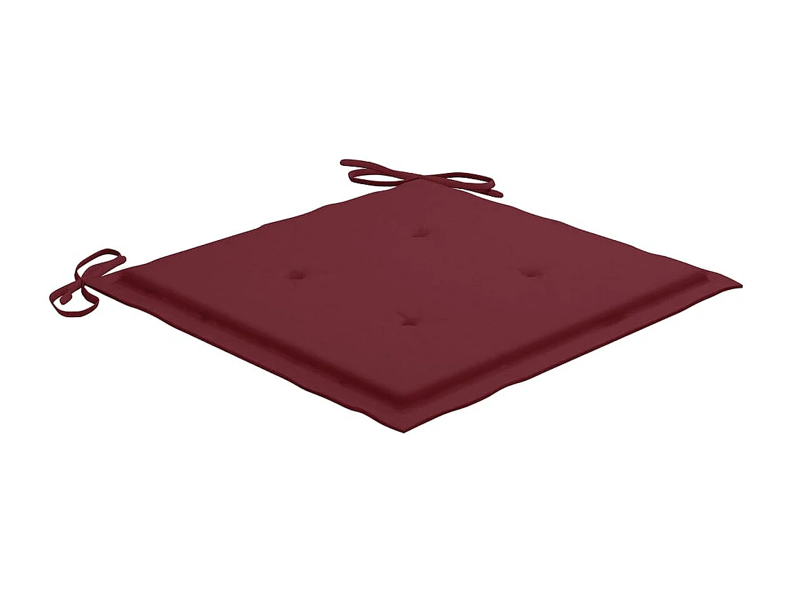 Chaises de jardin 4 pcs avec coussins Bois de teck massif 32