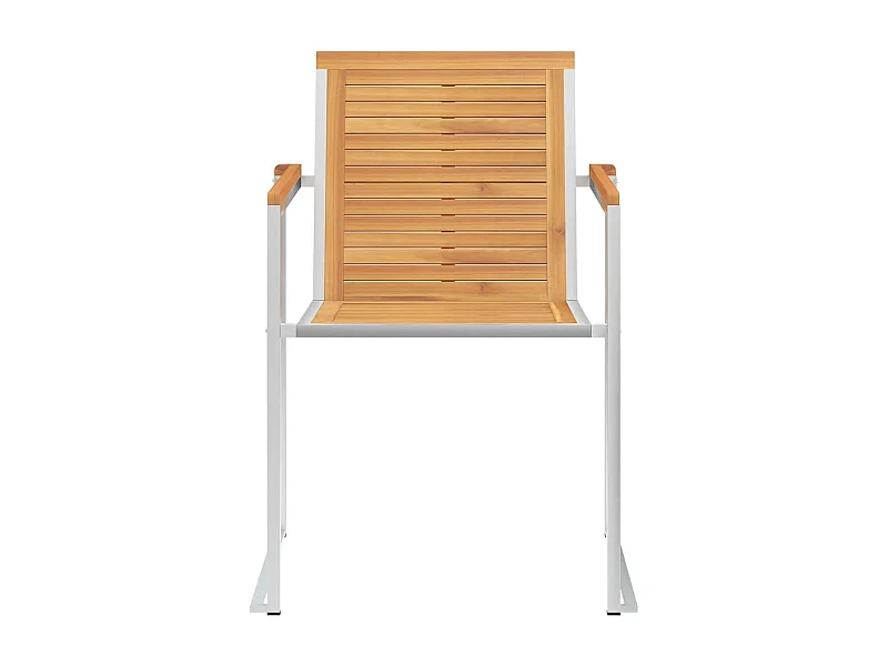 Chaises de jardin 6 pcs avec coussins Bois de teck massif 53