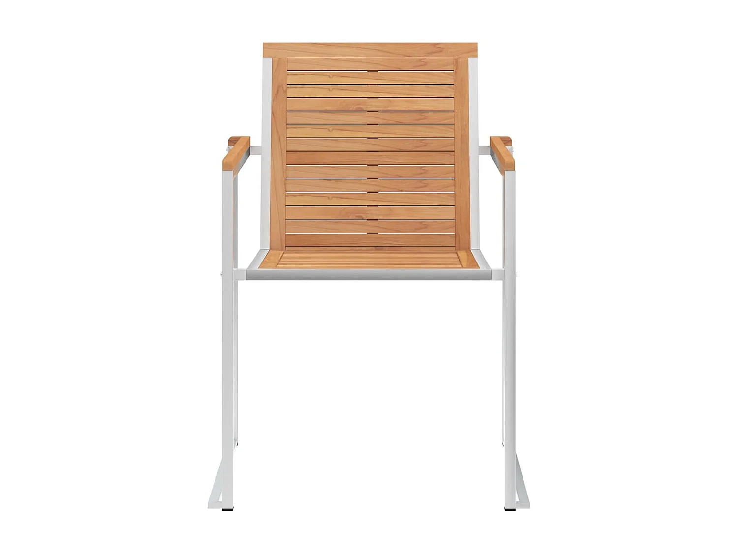 Chaises de jardin 4 pcs avec coussins Bois de teck massif 54