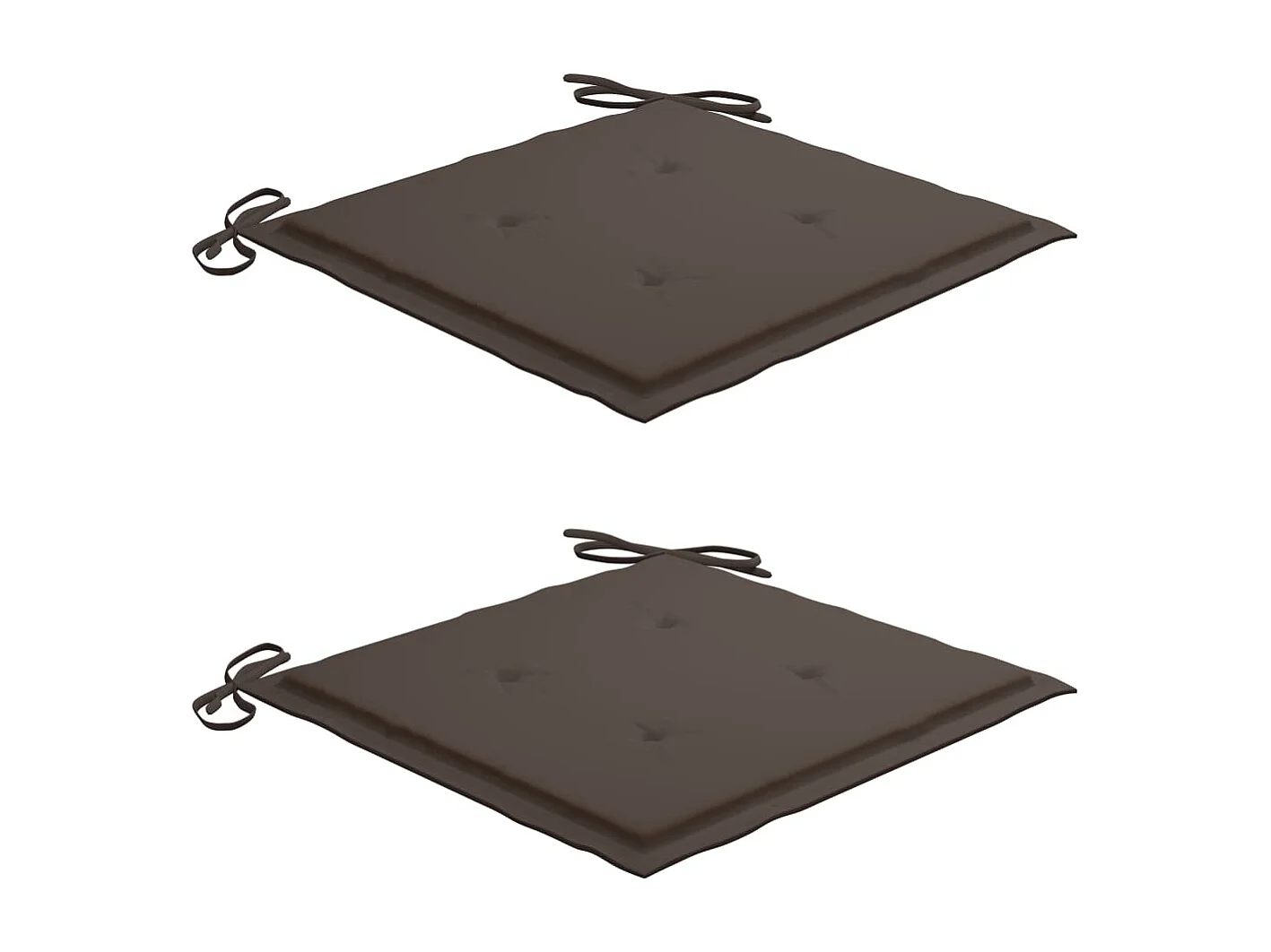 Chaises de jardin avec coussins 2 pcs Teck solide et acier 27