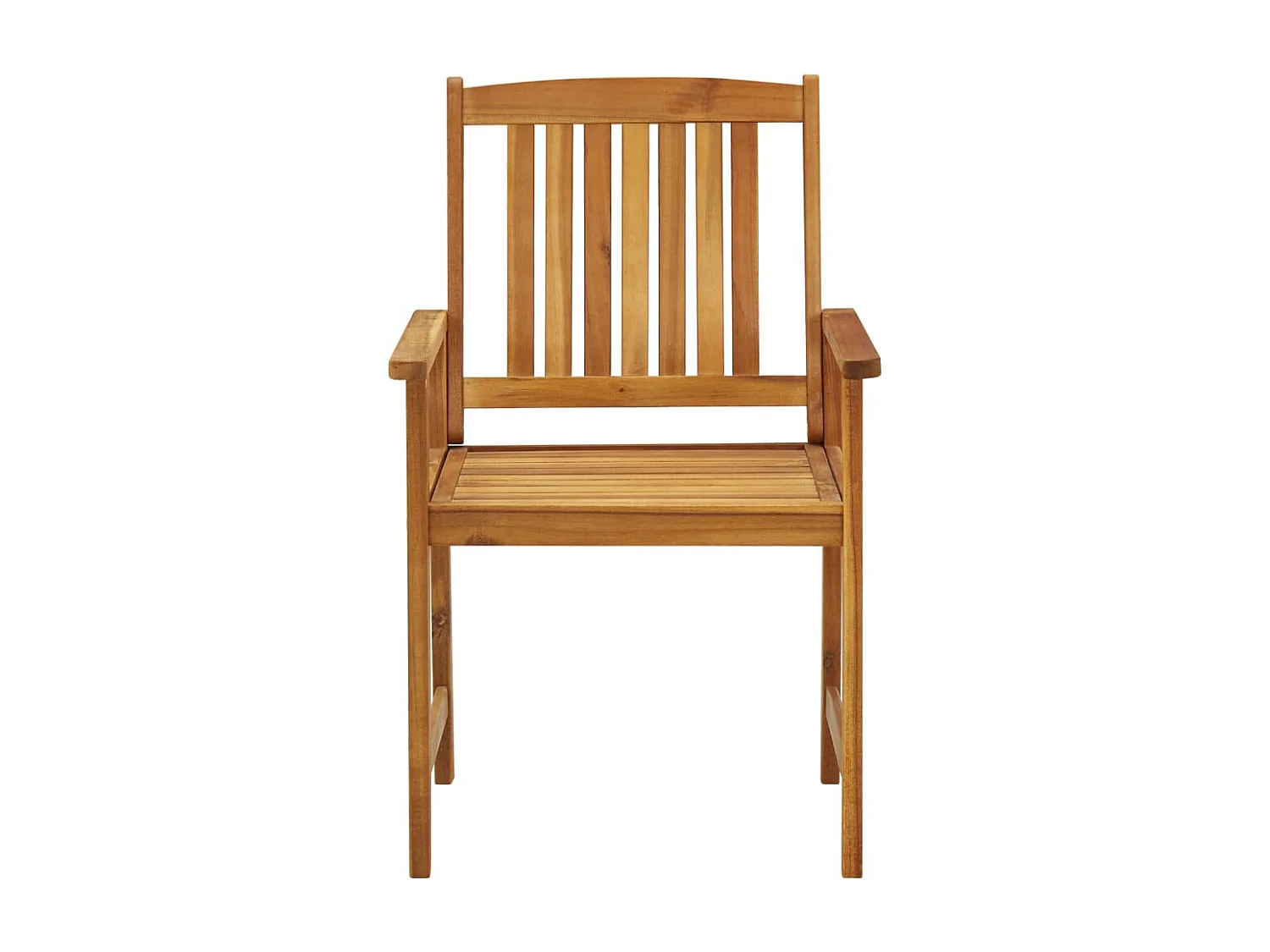 Chaises de metteur en scène avec coussins 4 pcs Acacia massif 21