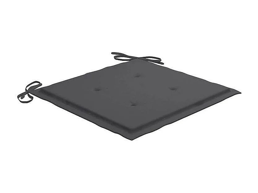 Chaises de jardin lot de 6 avec coussins Bois d'acacia solide