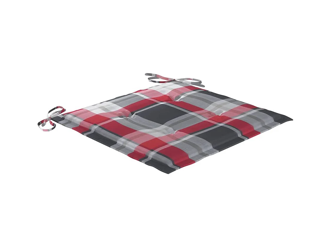 Chaises à dîner d'extérieur 6 pcs avec coussins Acacia massif 15