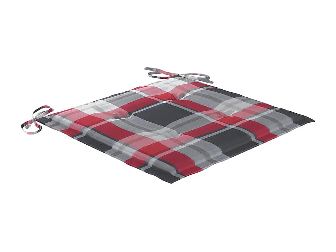 Chaises à dîner d'extérieur 6 pcs avec coussins Acacia massif 15