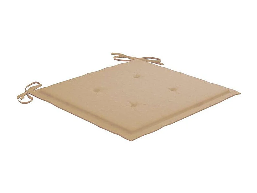 Chaises de jardin lot de 6 avec coussins Bois d'acacia solide