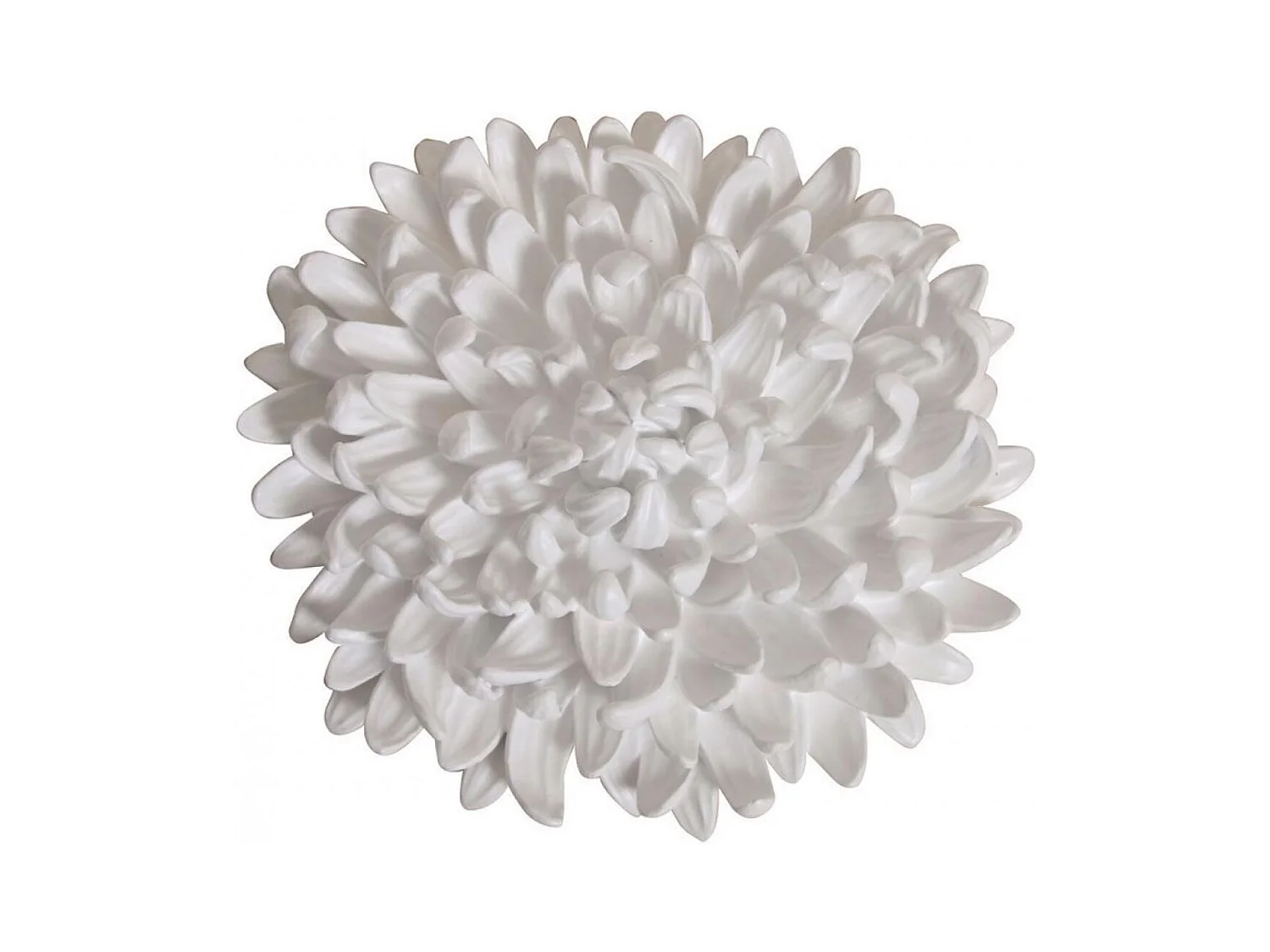 Fleurs murales (set de 4) MDF Blanc - Charme Interior's