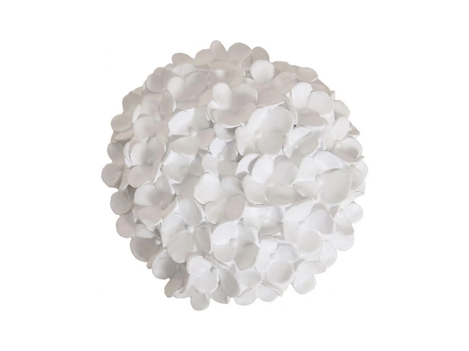 Fleurs murales (set de 4) MDF Blanc - Charme Interior's